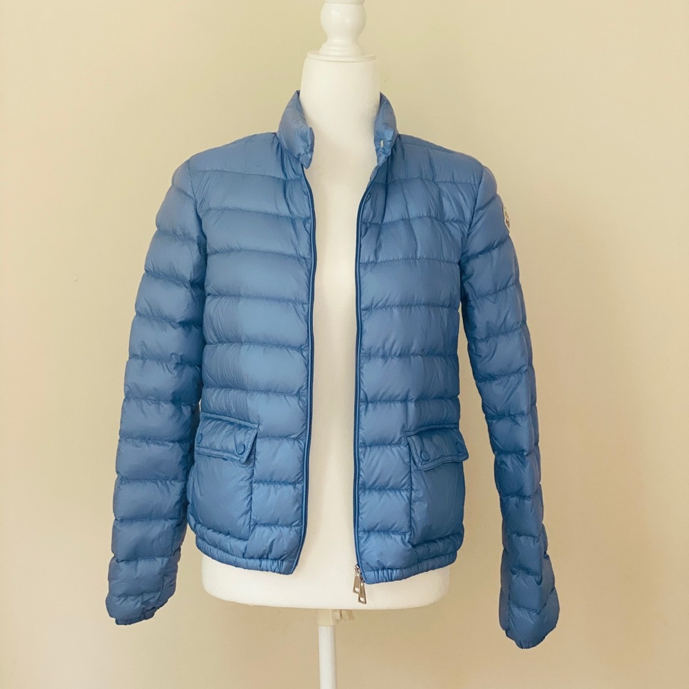 Moncler Lans Collared Down Jacket